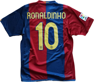 authentic ronaldinho barcelona jersey