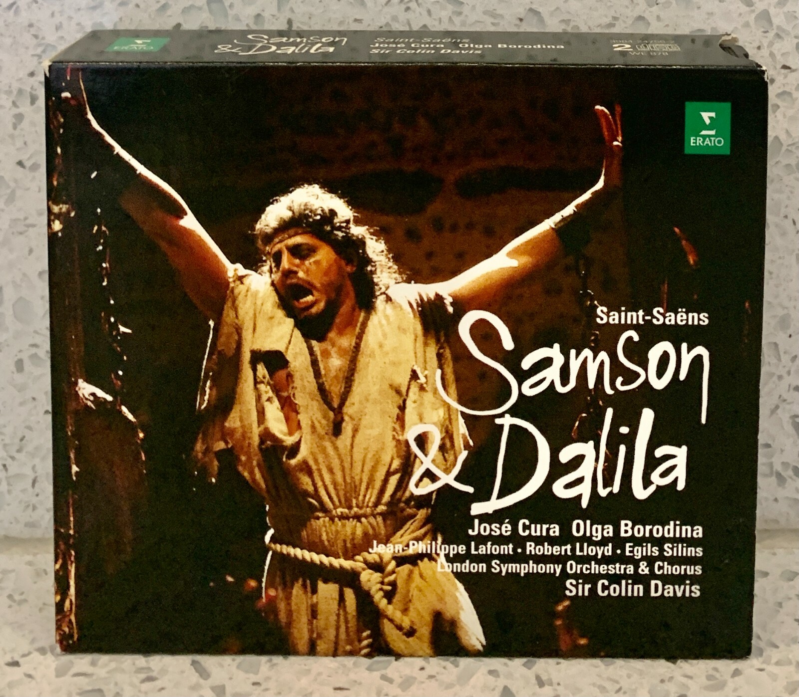 Saint-Saens - Samson & Dalila - Cura, Borodina, LSO & Chorus, Sir Colin Davis. 2xCD German Erato – 3984-24756-2 Saint-Saens - Samson & Dalila - Cura, Borodina, LSO & Chorus, Sir Colin Davis. 2xCD German Erato – 3984-24756-2