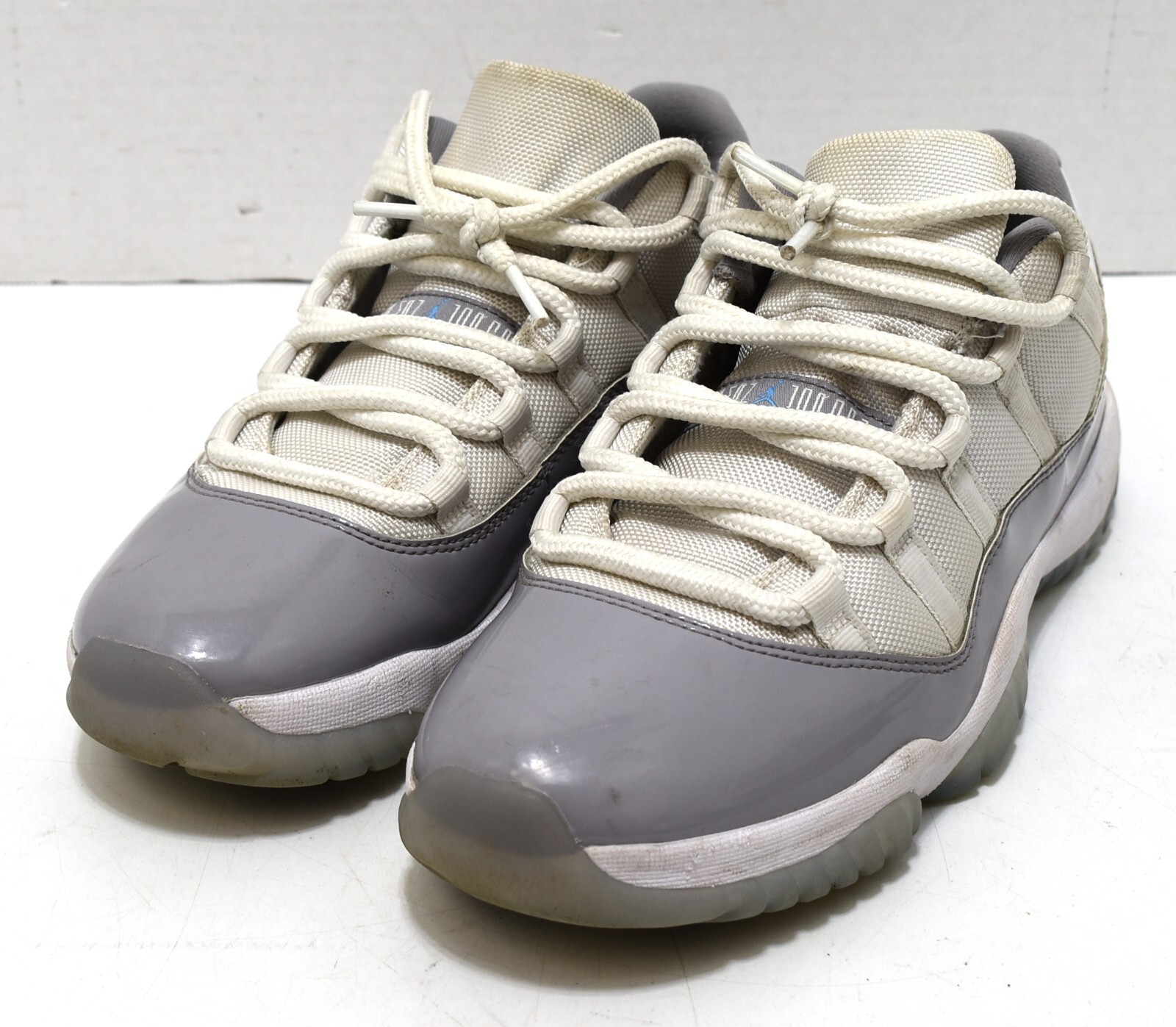 NIKE AIR JORDAN 11 HIカット Nike Air Jordan 11 Low OG XI Retro White Cement Grey size