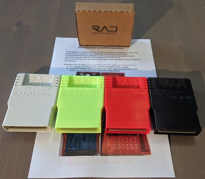 RAD EXPANSION UNIT, REU, GeoRAM, NeoRAM Commodore C64/128 up to 16MB upgrade