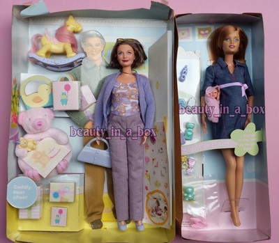 barbie pregnant doll happy family