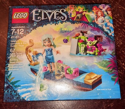 NIB SEALED LEGO ELVES Naida's Gondola & the Goblin Thief 41181 RETIRED
