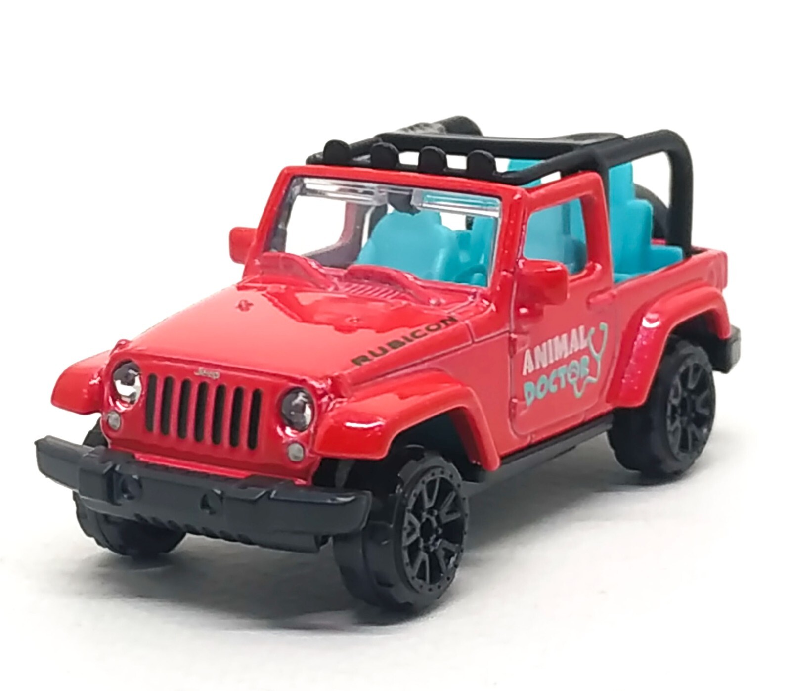 Majorette Jeep Wrangler Rubicon Red - Animal Doctor - 1:60