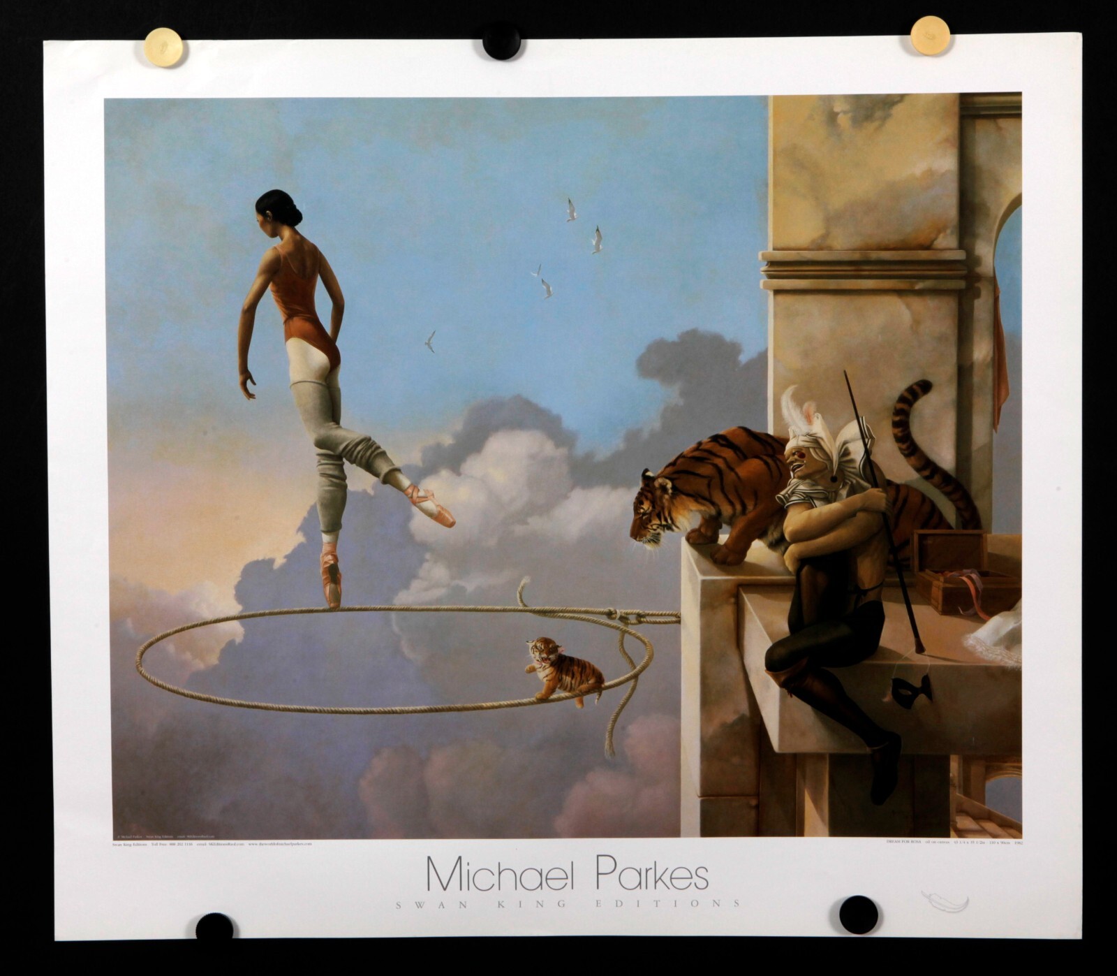 Michael Parkes - Dream for Rosa - 1982 - Swan Lake - Offset