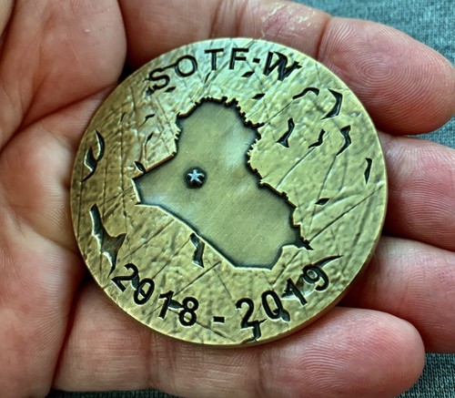 Navy Seals Seal Team V 5 SOTF-W Iraq Challenge Coin CPO NSW