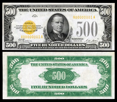 Five hundred dollar bill deals
