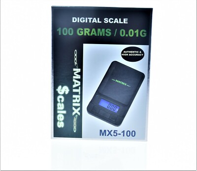Digital MATRIX Scales 100 GRAMS / 0.01 G