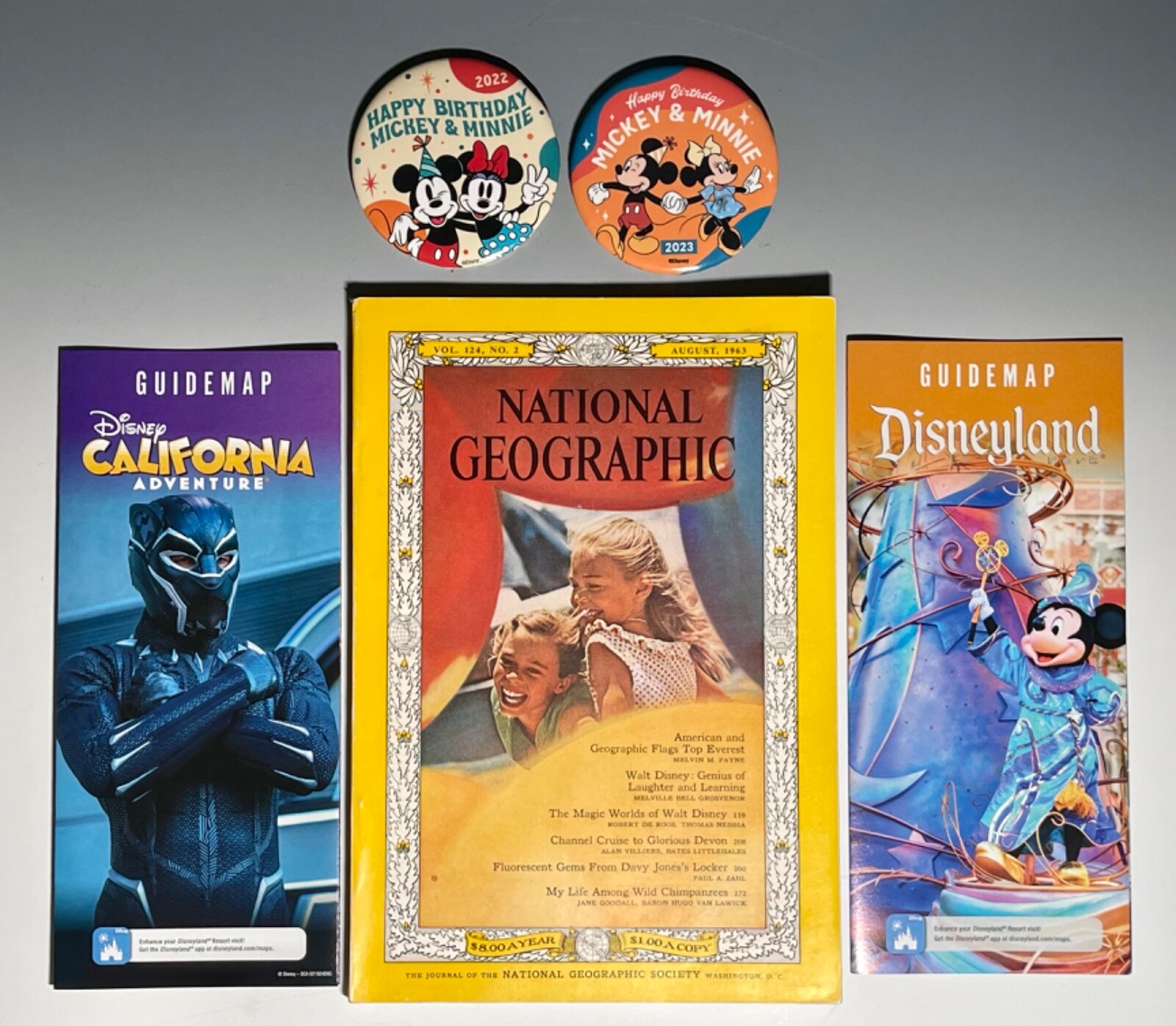 NATIONAL GEOGRAPHIC 1963年8月号 Disney's National Geographic Mag. Aug 1963 Walt Disney