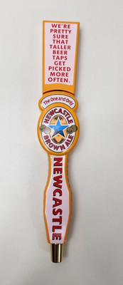 Newcastle Brown Ale Beer Keg Tap Handle Double Sided 14'' New in box