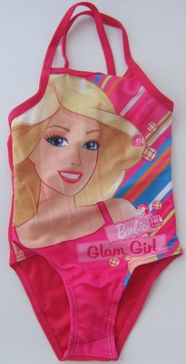 Barbie  * Mädchen Badeanzug * Rosa mit Motiv * 86 * Neu