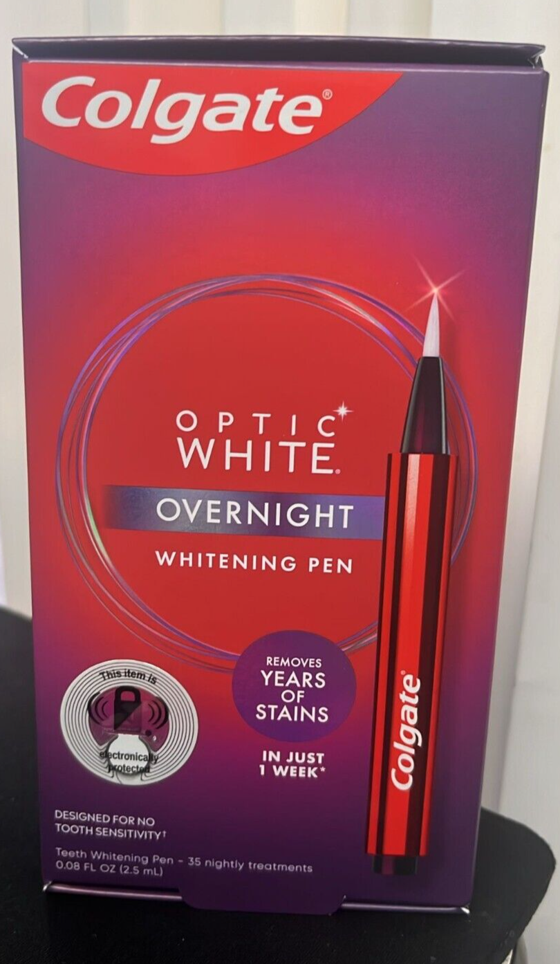 Colgate Optic White Overnight Teeth Whitening Pen EXP 07/25