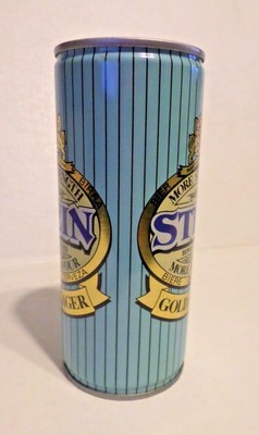 Vtg More Stength Flavour Stein Gold Lager Blackburn England 15.5 Steel Beer Can