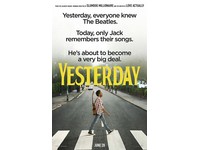 YESTERDAY MOVIE POSTER 2 Sided ORIGINAL Version B 27x40 DANNY BOYLE LILY JAMES