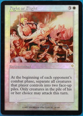 Fight or Flight FOIL Invasion PLD White Rare MAGIC CARD (ID# 460436) ABUGames