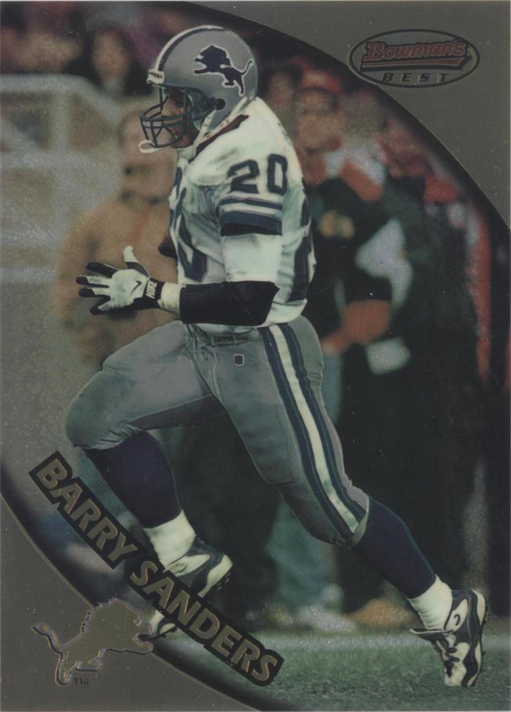 1997 Bowman's Best Barry Sanders #2