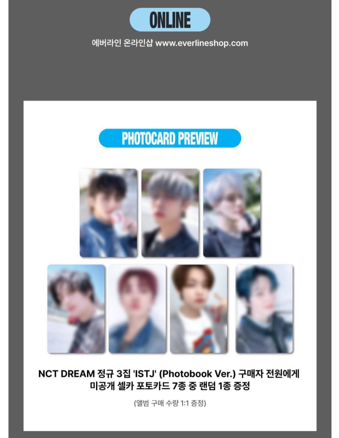 NCT DREAM 3rd Album ISTJ LUCKY DRAW EVENT - POP UP STORE