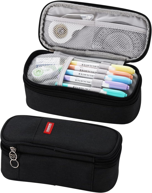 Case Large Capacity Pencil Bag With Zipper Pencil Pouch For 