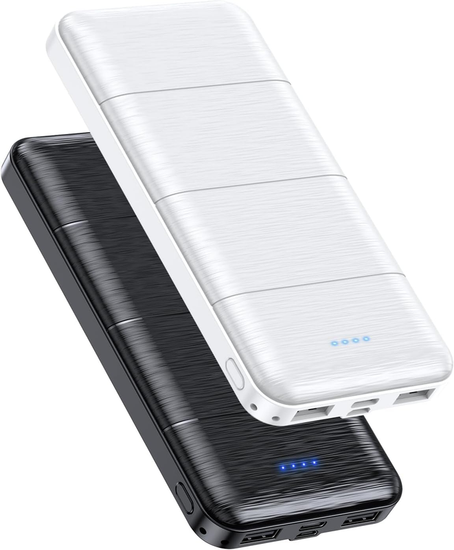 Portable-Charger-Power-Bank - 2 Pack 15000mAh Dual USB Power Bank Output 5V3.1A