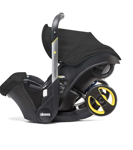 Doona Infant Car Seat & Latch Base – Night (Black) – US Version