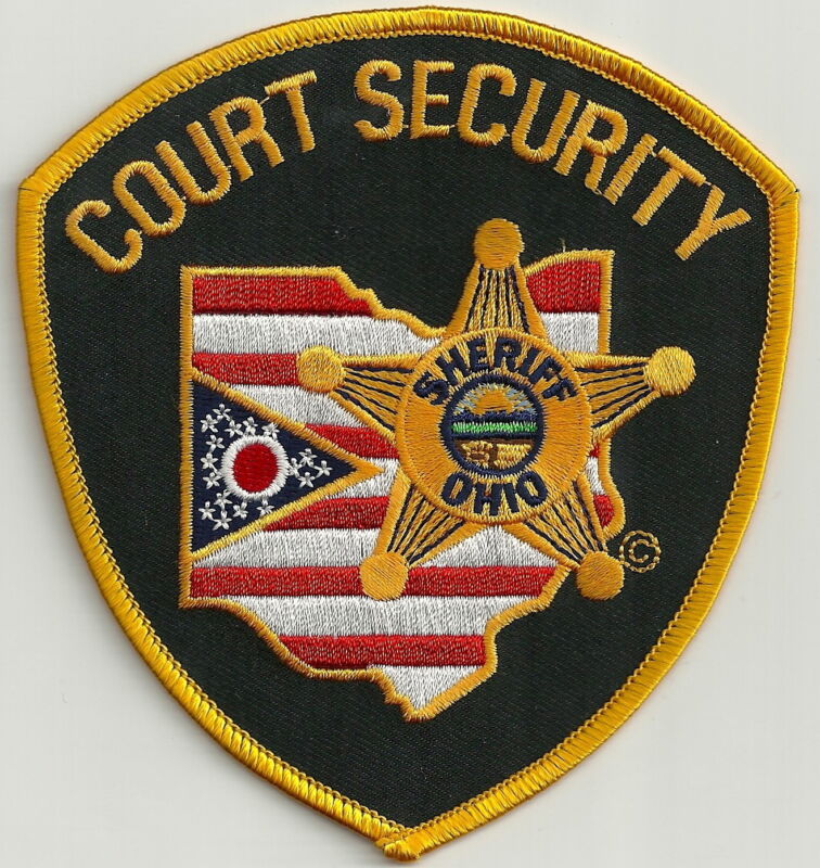 STATE OF OHIO SHERIFF COURT SECURITY SHOULDER PATCH