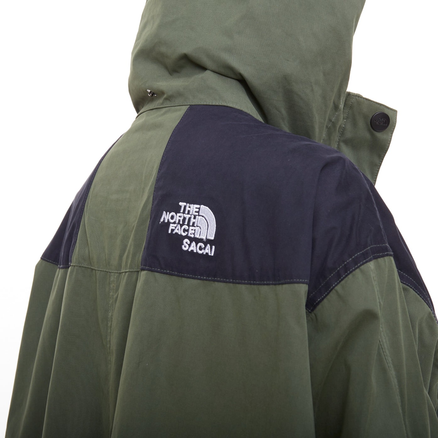 sacaiマウンテンパーカー 19-0268M ネイビー✖️グリーン sacaiマウンテンパーカー 19-0268M ネイビー✖️グリーン