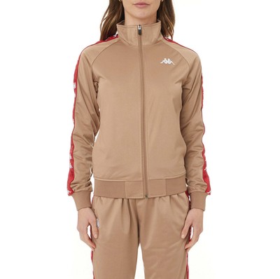 

Женская спортивная куртка Kappa 222 Banda Hatillo A00-BRN/RS, Brown/red, Track Jacket