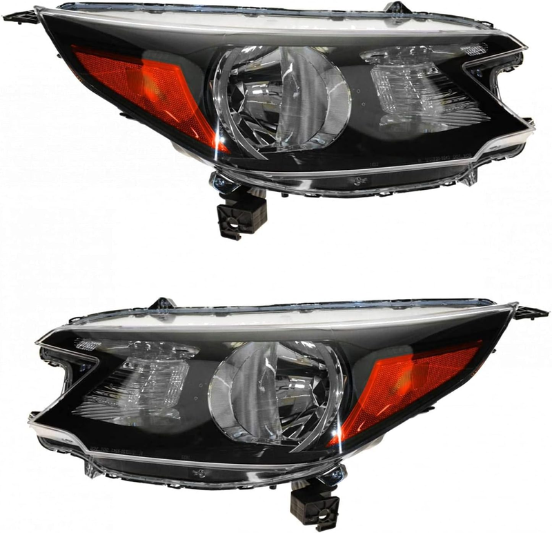 Headlight Assembly Set Compatible with 2012-2014 Honda CRV CR-V