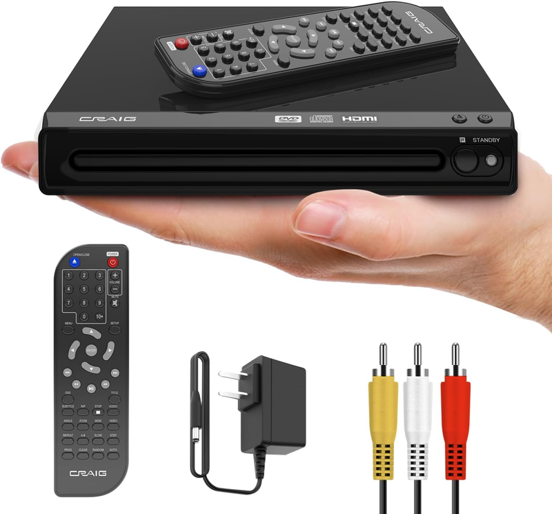 With Remote In Black Compatible With Dvd R/dvd