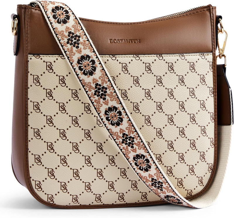 Crossbody Bags for Women Trendy Vegan Leather Hobo Purses Shoulder Handbags with