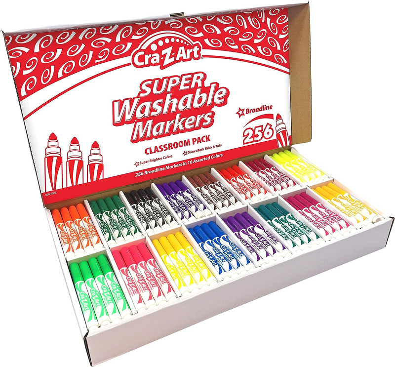 Bulk Class Pack 256ct 16 Assorted Colors (74009)
