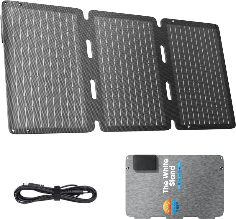 30 Watt Solar Panel USB Charger, 30W Portable Solar Panels, 