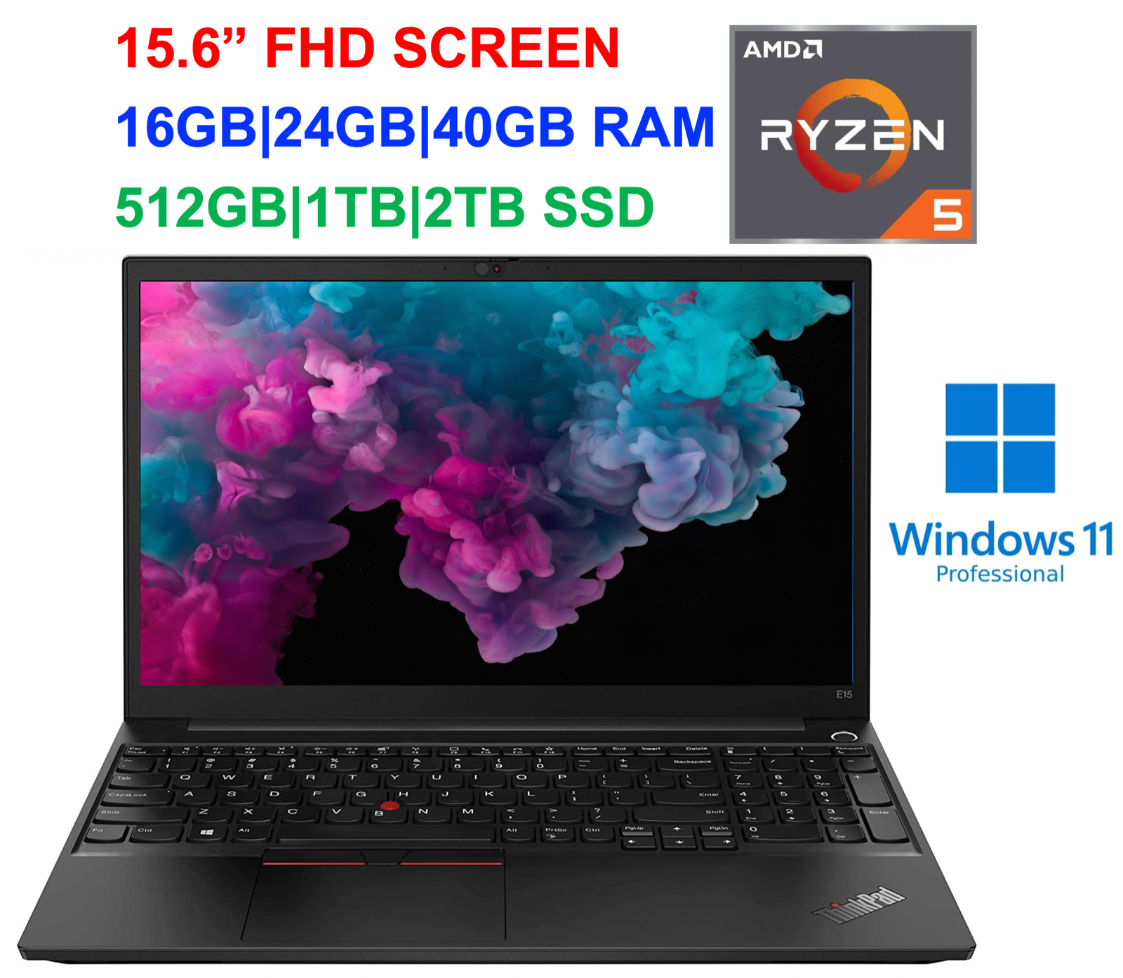 Lenovo - Thinkpad E585 Ryzen5 8G 256G 15.6型HD Amazon.com: Lenovo ThinkPad E585 Home and Business Laptop