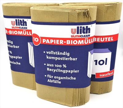 Kompostierbare Bio Müllbeutel für Abfälle 10 Stück 10L NEU//OVP !!!