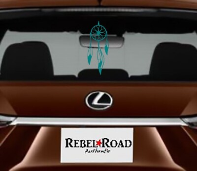 Dream Catcher ''Native Plains Flower'' Vinyl Decal