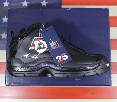FILA GRANT HILL 2 25th ANNIVERSARY BLACK/WHITE/ SIGNATURE Retro [1BM01374-014]