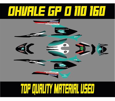OHVALE GP 0 110 160 CC FULL GRAPHICS STICKER KIT  ( FULL CUSTOM AVALIABLE )
