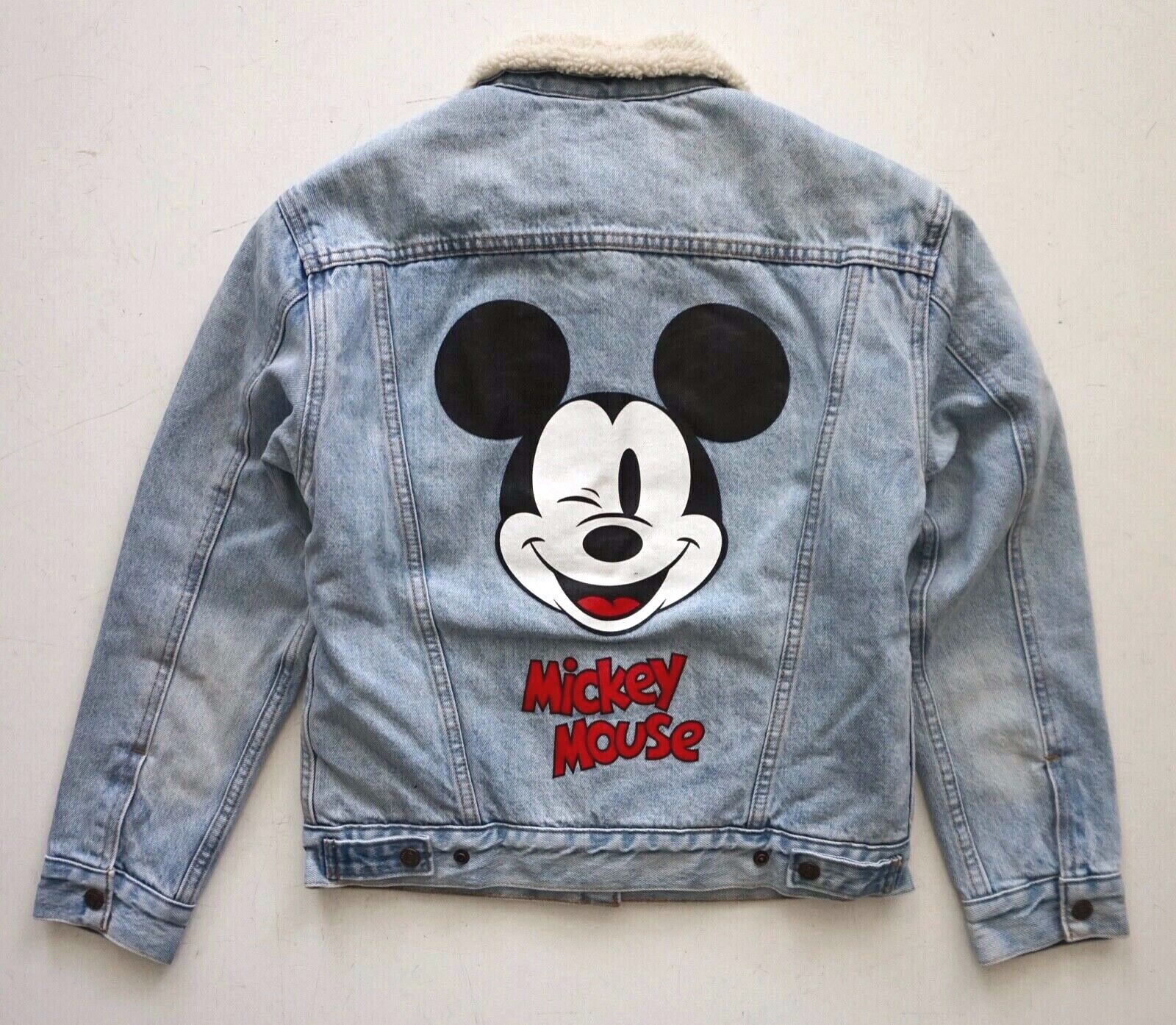 Pre-owned Levi's Levis X Disney Mickey Mouse 90th Ex Boyfriend Sherpa ...