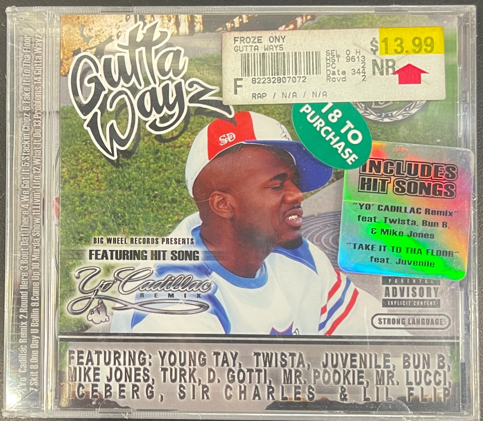 Froze Ony: Gutta Wayz: CD Froze Ony: Gutta Wayz: CD