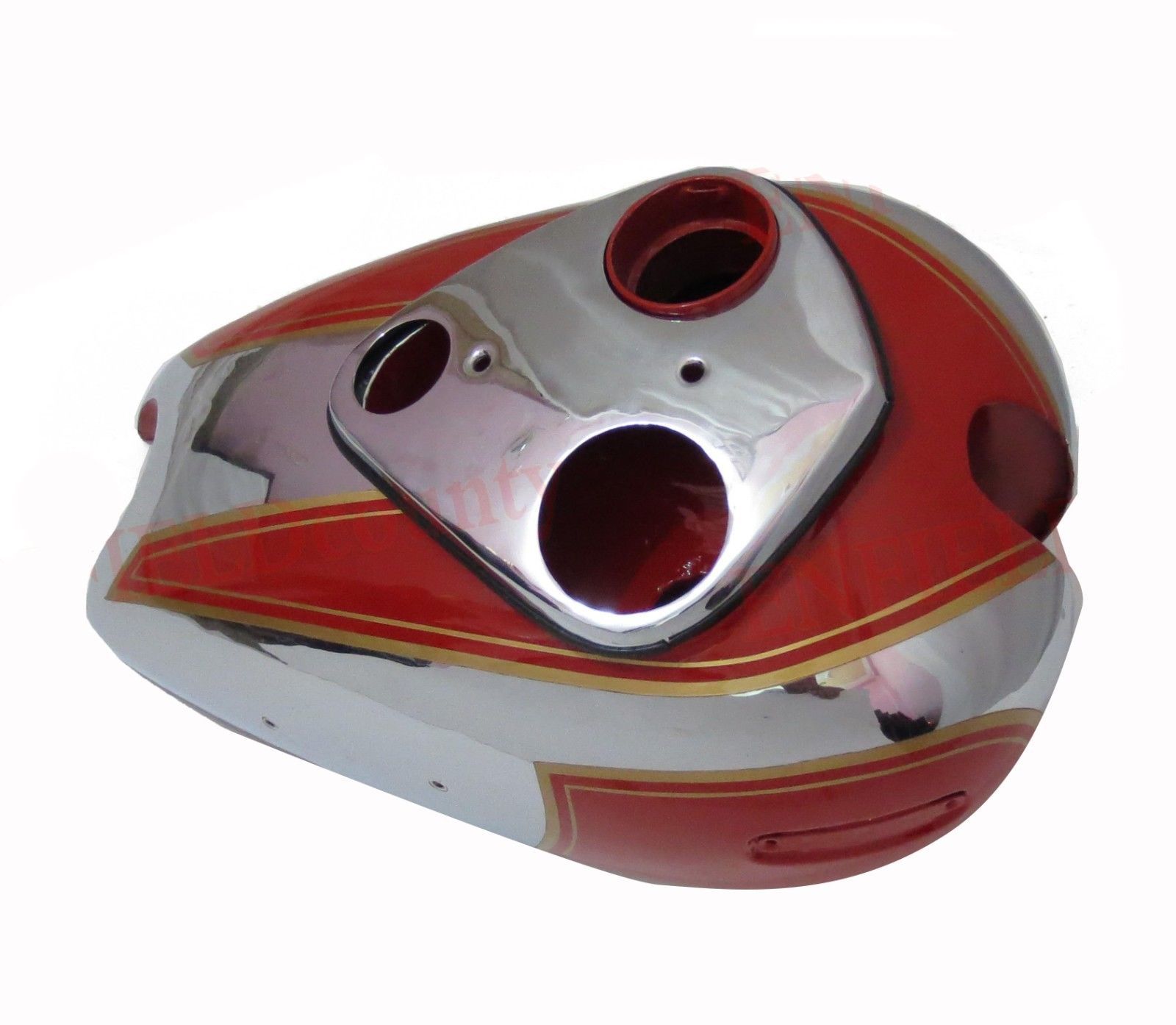 Ariel Square Four Red Hunter Petrol Fuel Tank Steel Chrome and Red Painted 