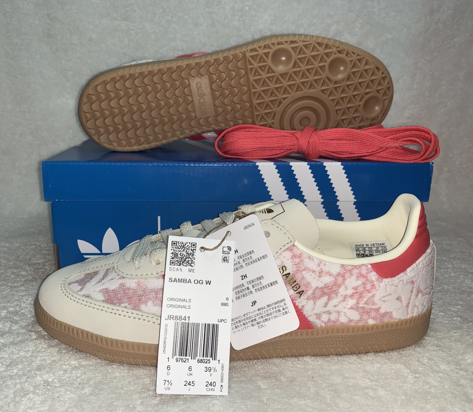 ADIDAS ORIGINALS SAMBA OG W LIBERTY LONDON SNEAKERS WOMENS