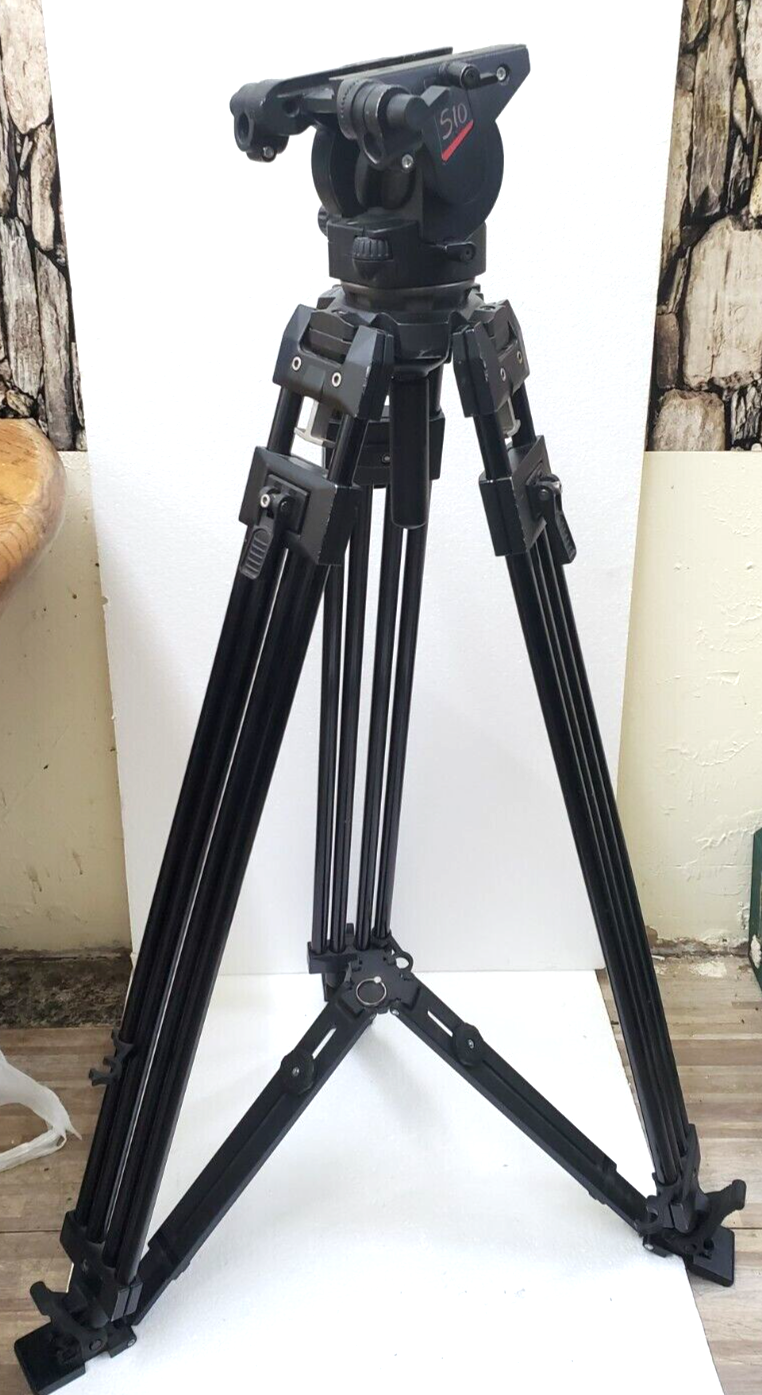 Bogen/Manfrotto 510 3193 Pro Video Aluminum Tripod & 3147 Bogen/Manfrotto 510 3193 Pro Video Aluminum Tripod & 3147