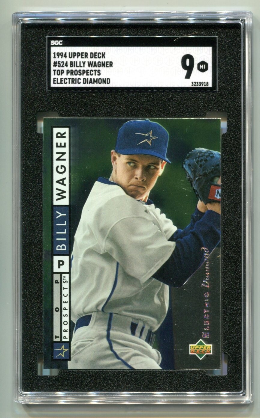 1994 Upper Deck Billy Wagner Electric Diamond RC #524 SGC 9