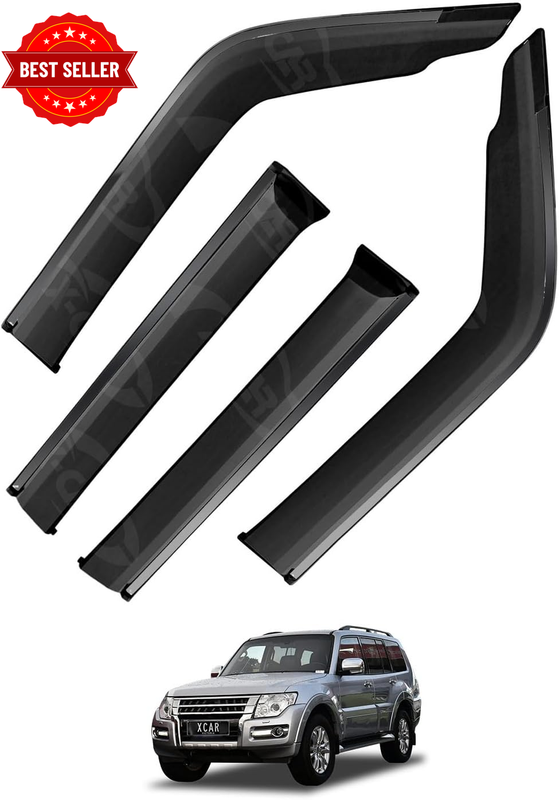 Weathershields for Mitsubishi Pajero 2006-2022 Car Weather Shields Wind Deflecto