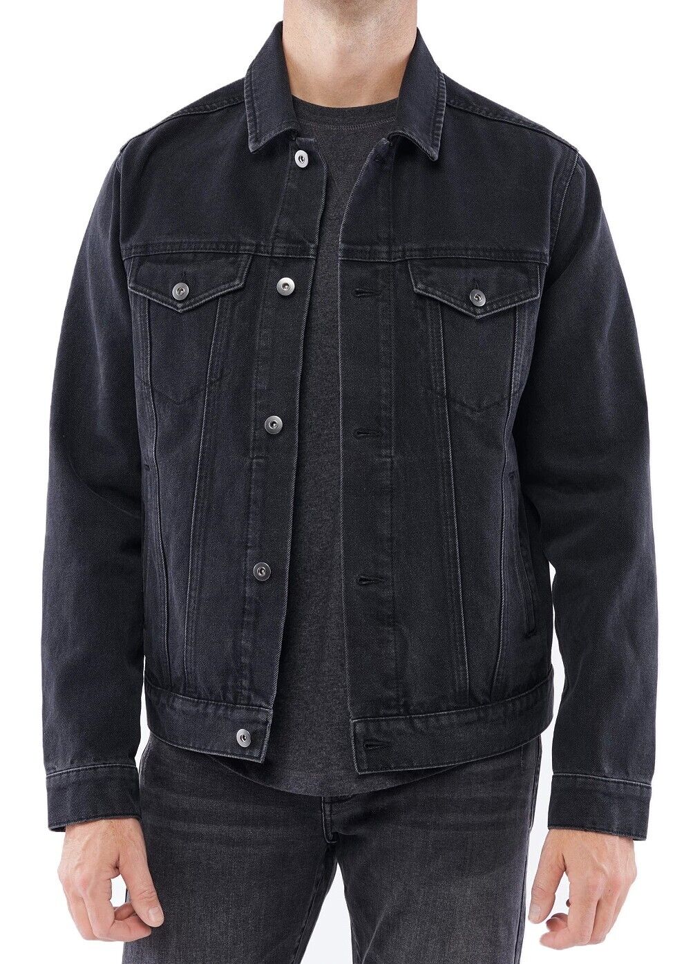 NVRFRGT / DENIM 3D TRUCKER JACKET – Mud Faded Indigo