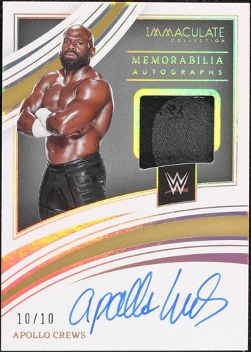 2022 Panini Immaculate Collection WWE - Apollo Crews #MA-ACR
