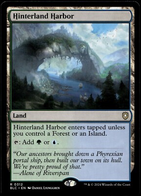 Hinterland Harbor #312 MTG Bloomburrow NM X1