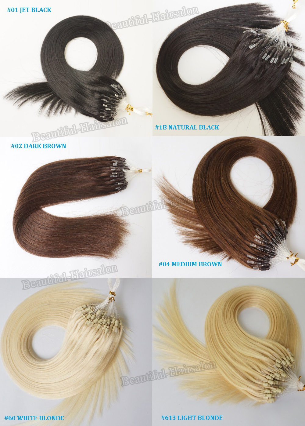 Micro Loop Hair 6 Colours