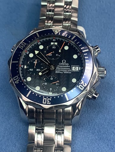 omega seamaster blue