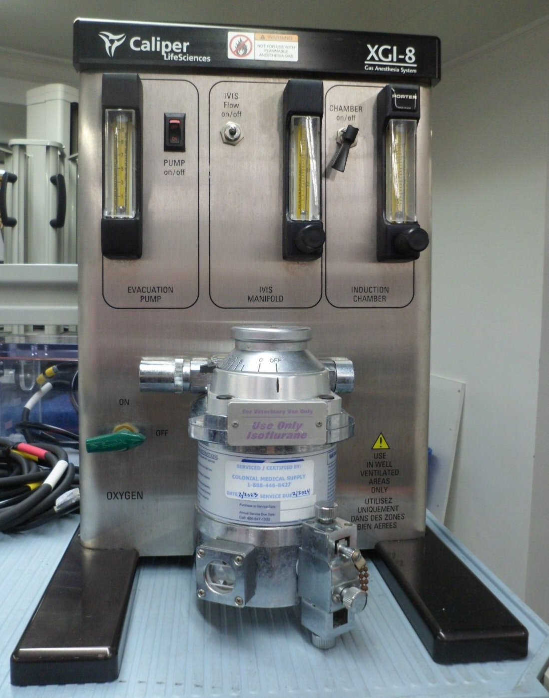 Caliper Life Sciences PN 118918 Rev 04 XGI-8 Veterinary Gas