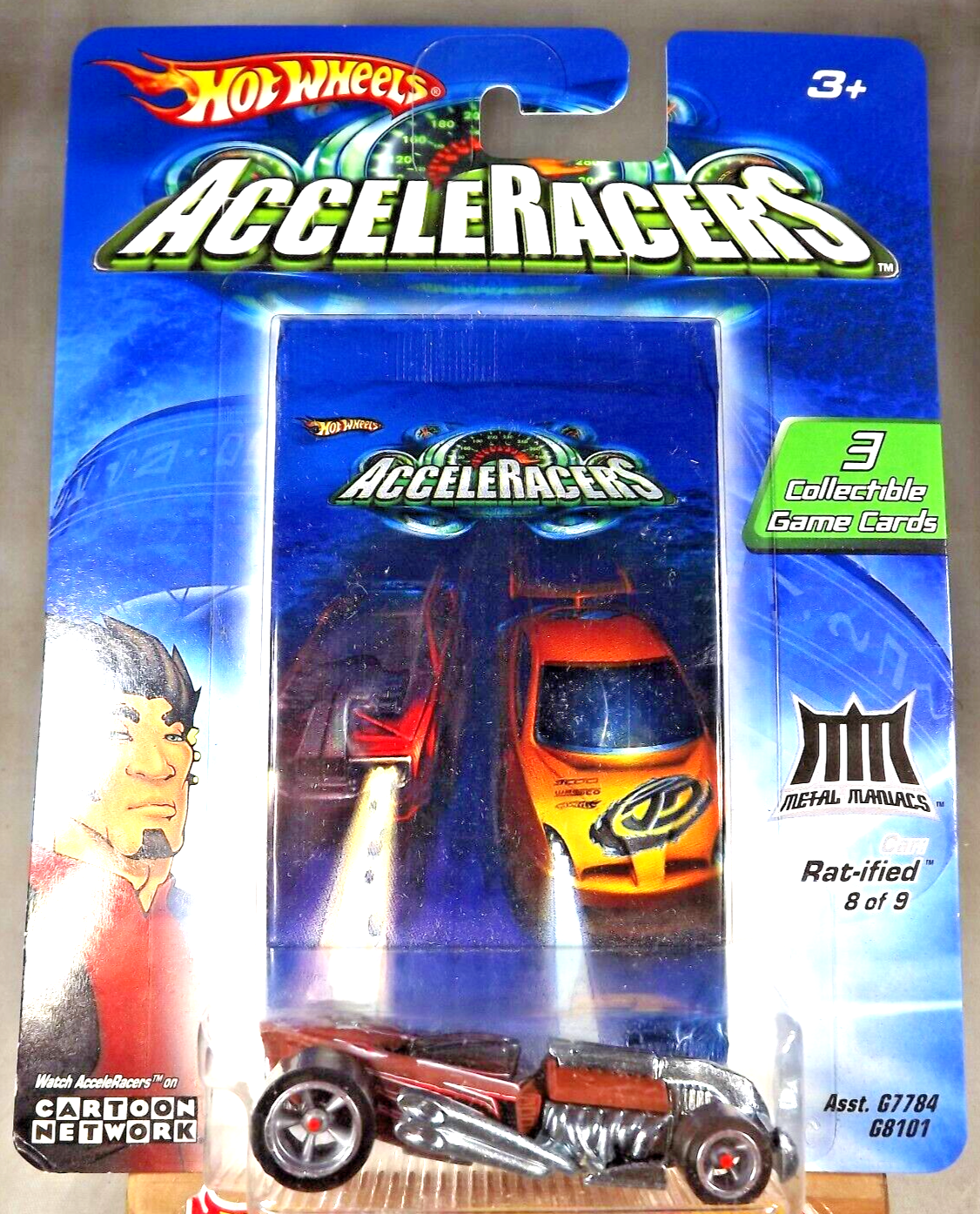 Acceleracers Metal Maniacs 8/9 Rat-ified Flat Brown W/co-mold5sp